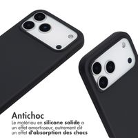imoshion Coque en silicone avec cordon Apple iPhone 17 Pro Max - Noir