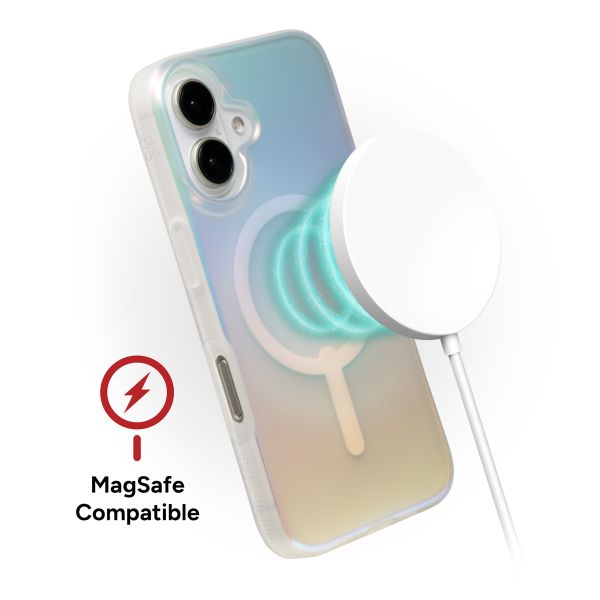 ZAGG Coque Milan Snap avec MagSafe iPhone 16 - Iridescent