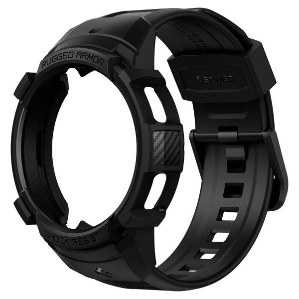 Spigen Rugged Armor™ Pro Case  Samsung Galaxy Watch 4 - 46 mm - Noir