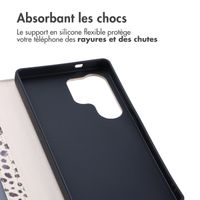 imoshion Étui de télephone portefeuille Design Samsung Galaxy S25 Ultra - Black And White Dots