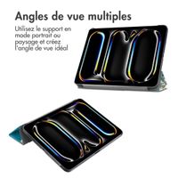 imoshion Coque tablette Design Trifold Apple iPad Pro 11 (2024) M4 - Green Plant