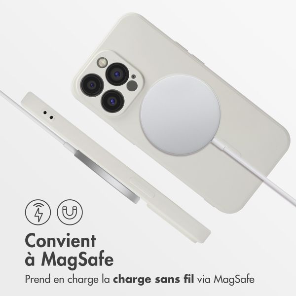 imoshion Coque Couleur avec MagSafe iPhone 13 Pro - Beige