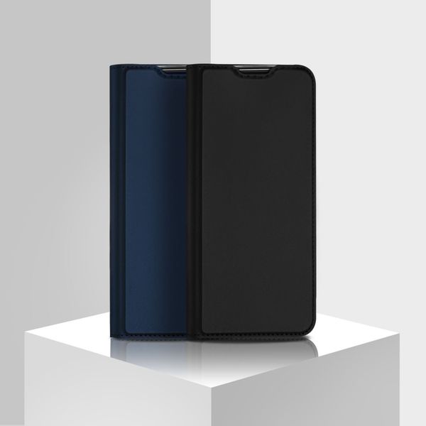 Dux Ducis Étui de téléphone portefeuille Slim Huawei Y6S - Noir