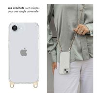 Selencia Coque arrière avec crochets amovibles Apple iPhone 16e - Transparent