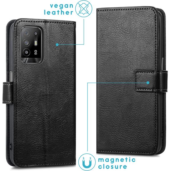 imoshion Étui de télephone portefeuille Oppo A94 (5G) - Noir