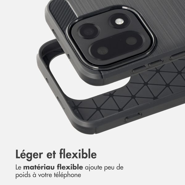 imoshion Coque Brushed OnePlus 15 - Noir