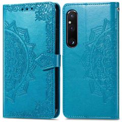 imoshion Etui de téléphone portefeuille Mandala Sony Xperia 1 V - Turquoise