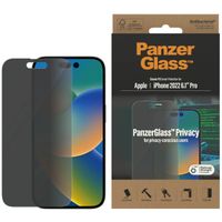 PanzerGlass Protection d'écran Privacy en verre trempé Case Friendly Anti-Bacterial Apple iPhone 14 Pro