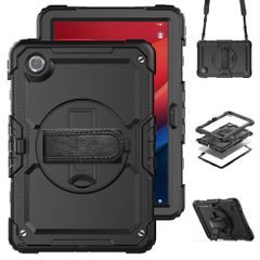 Accezz Coque arrière robuste avec bandoulière Lenovo Tab K11 / M11 - Noir