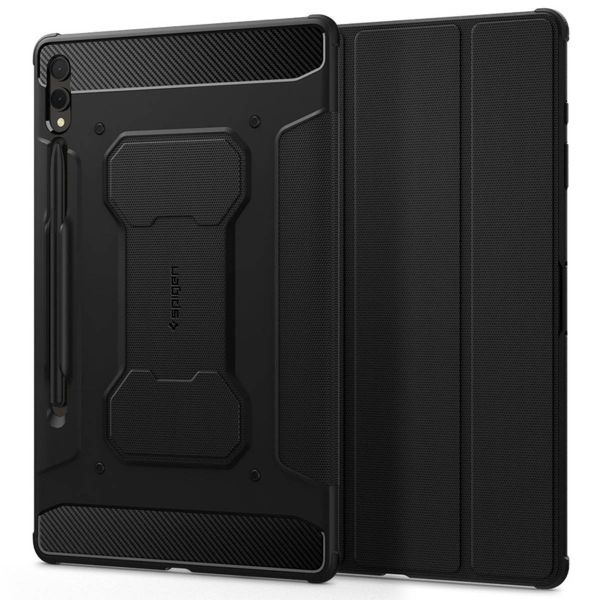 Spigen Coque tablette Rugged Armor Pro Samsung Galaxy Tab S9 Plus - Noir