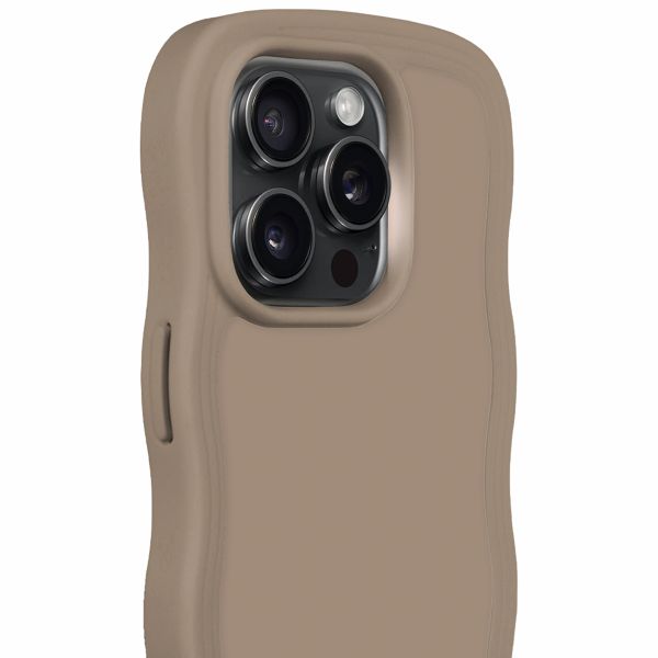 Holdit Coque Wavy Apple iPhone 15 Pro - Mocha Brown