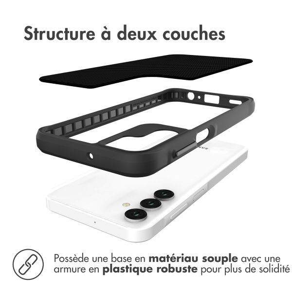 imoshion Rugged Hybrid Carbon Case Samsung Galaxy A15 (5G/4G) - Noir