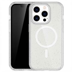imoshion Coque Pailletée avec MagSafe Apple iPhone 13 Pro - Paillettes Transparent