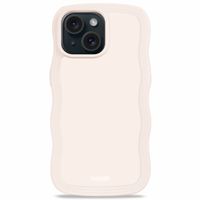 Holdit Coque Wavy Apple iPhone 14/15 Plus - Light Beige