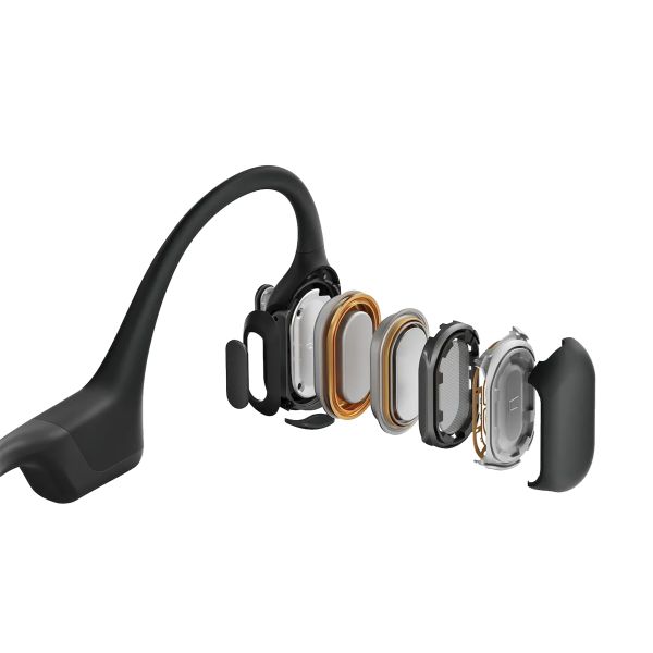 Shokz OpenRun Pro - Modèle standard - Écouteurs sans fil Open-Ear - Conduction osseuse - Black