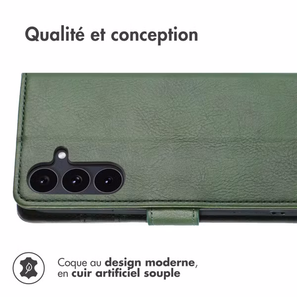 imoshion Étui de télephone portefeuille Samsung Galaxy S25 FE - Vert