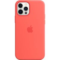 Apple Coque en silicone MagSafe Apple iPhone 12 (Pro) - Pink Citrus