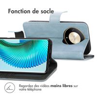 imoshion Étui de télephone portefeuille Honor Magic 6 Lite - Bleu clair