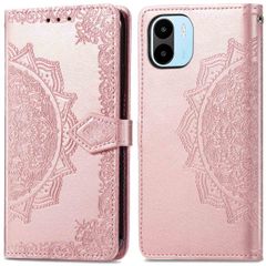 imoshion Etui de télephone Mandala Xiaomi Redmi A1 / A2 - Rose Doré