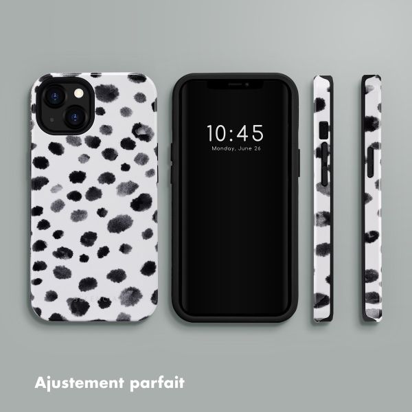 Selencia Coque arrière Vivid Apple iPhone 13 - Trendy Leopard