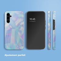 Selencia Coque arrière Vivid Samsung Galaxy A34 (5G) - Holographic Blue Dream