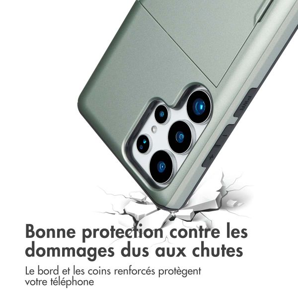 imoshion Coque arrière avec porte-cartes Samsung Galaxy S25 Ultra - Vert