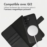 imoshion Étui portefeuille luxe 2-en-1 amovible Samsung Galaxy A57 (5G) - Noir