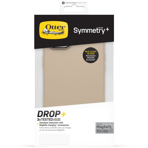 OtterBox Coque Symmetry MagSafe iPhone 14 Plus - Beige