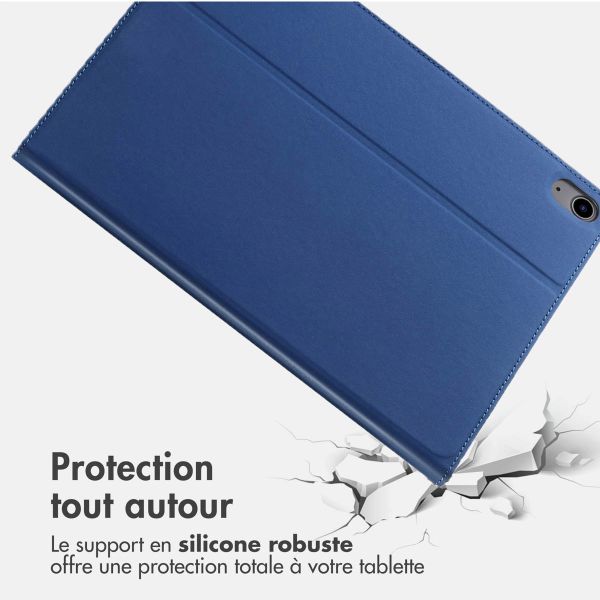 Accezz Coque tablette Classic Apple iPad 11 (2025) 11 pouces A16 / iPad 10 (2022) 10.9 pouces - Bleu foncé