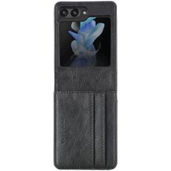 imoshion Étui de télephone portefeuille Luxe Samsung Galaxy Z Flip 5 - Noir