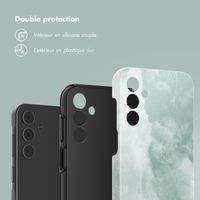 Selencia Coque arrière Vivid Samsung Galaxy A15 (5G) - Marble Grayed Jade