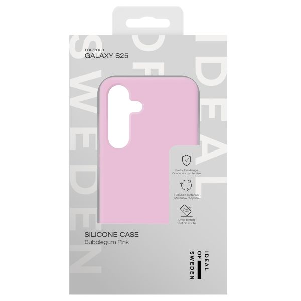 iDeal of Sweden Coque Silicone Samsung Galaxy S25 - Bubblegum Pink