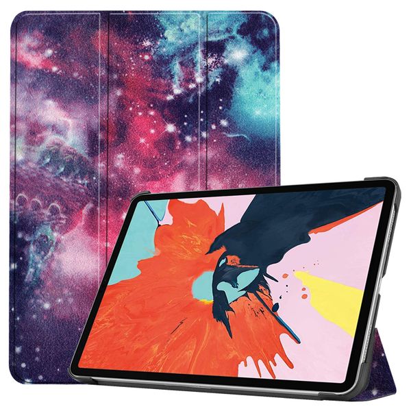 imoshion Coque tablette Design Trifold iPad Air 11 pouces (2024) M2 / Air 5 (2022) / Air 4 (2020) - Space Design