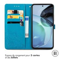 imoshion Etui de télephone Mandala Motorola Moto G72 - Turquoise