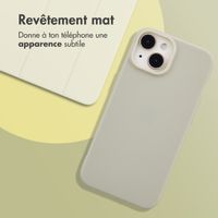 imoshion Coque Couleur Apple iPhone 15 - Gris