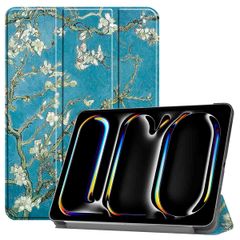 imoshion Coque tablette Design Trifold Apple iPad Pro 13 (2024) M4 - Green Plant