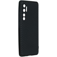 Coque silicone Carbon Xiaomi Mi Note 10 Lite - Noir