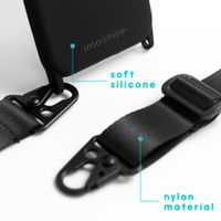 imoshion Coque couleur avec cordon - sangle en nylon iPhone 11 - Noir