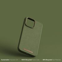 Njorð Collections Coque daim Comfort+ iPhone 14 Pro - Olive