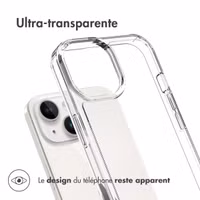 Accezz Coque Xtreme Impact Apple iPhone 15 - Transparent