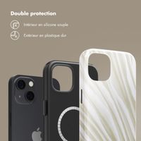 Selencia Coque arrière Vivid avec MagSafe Apple iPhone 13 - Nature Light Brown