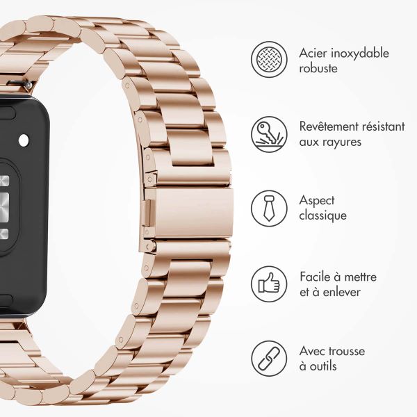 imoshion Bracelet en acier Samsung Galaxy Fit 3 - Rose Doré