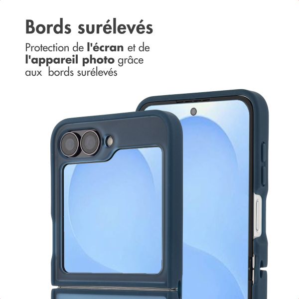imoshion Coque Color Guard avec MagSafe Samsung Galaxy Z Flip 7 FE - Bleu foncé