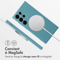 imoshion Coque Couleur avec MagSafe Samsung Galaxy S24 Ultra - Smoke Green