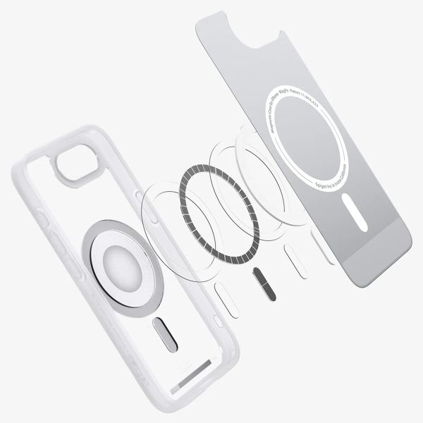 Spigen Coque Ultra Hybrid MagSafe Apple iPhone 16e - Classic Silver
