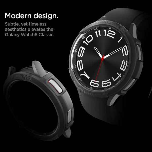 Spigen Coque Liquid Air™ Pro Samsung Galaxy Watch 6 Classic - 43 mm - Matte Black