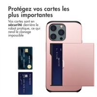 imoshion Coque arrière avec porte-cartes Apple iPhone 14 Pro - Rose Doré