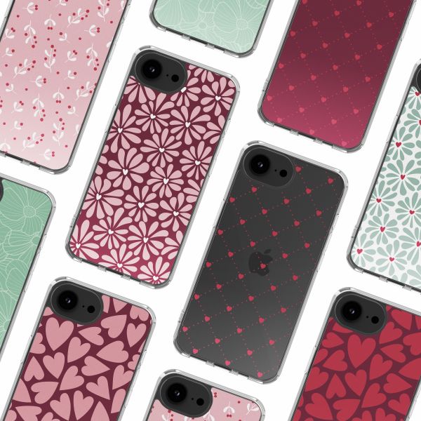 imoshion Coque Design Apple iPhone 16e - Bloom Love Blush