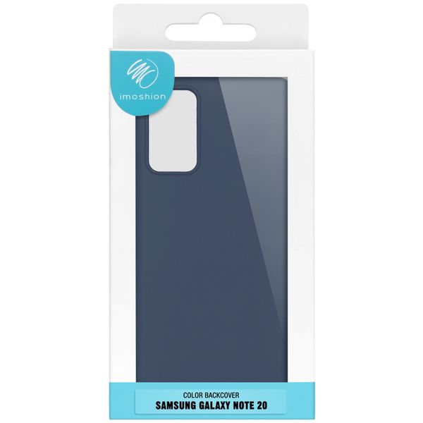 imoshion Coque Couleur Samsung Galaxy Note 20 - Bleu foncé