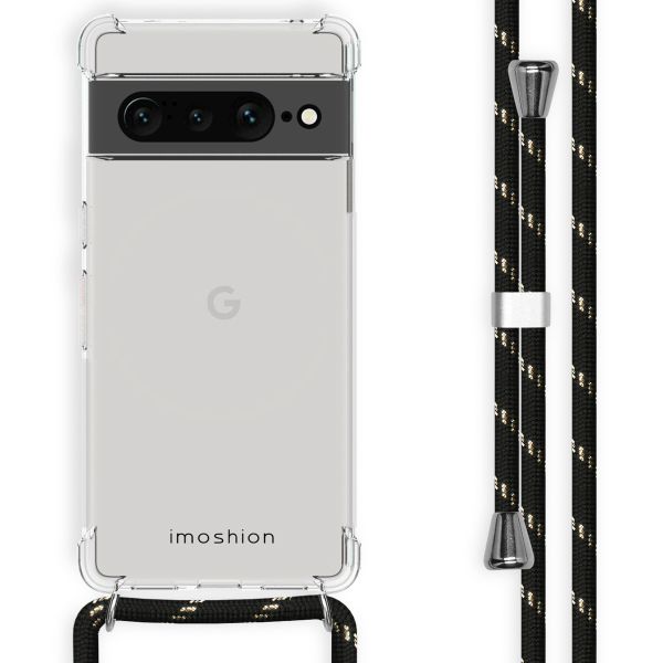 imoshion Coque avec dragonne Google Pixel 7 Pro - Noir & Doré